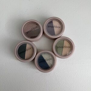 Smashbox Dual-Pod Eyeshadow Set in Navy, Green, Purple, Brown & Cream